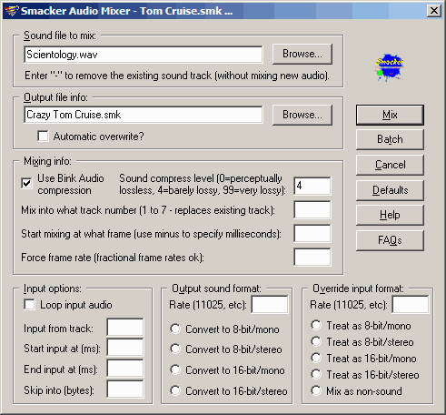 Smacker Audio Mixer